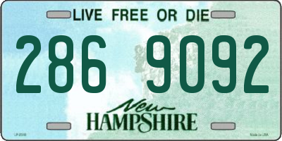 NH license plate 2869092