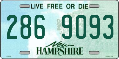 NH license plate 2869093