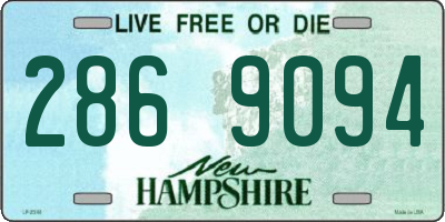 NH license plate 2869094