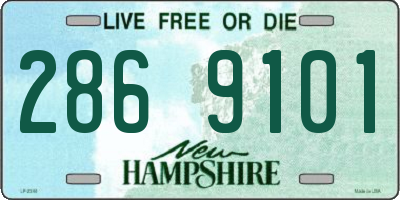 NH license plate 2869101