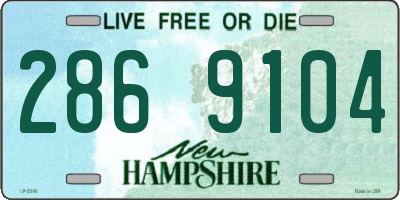 NH license plate 2869104