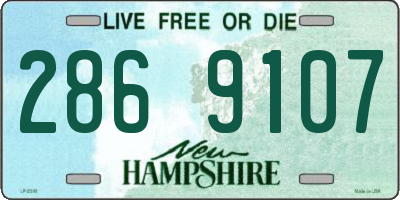 NH license plate 2869107