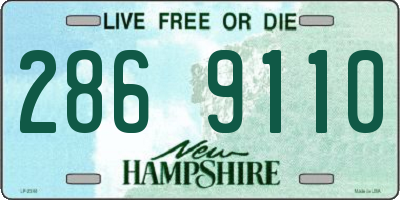 NH license plate 2869110