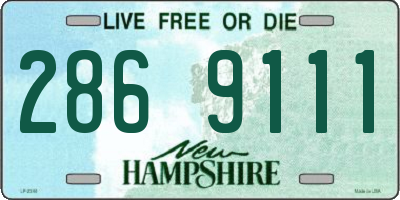 NH license plate 2869111