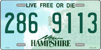 NH license plate 2869113