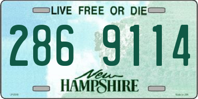 NH license plate 2869114