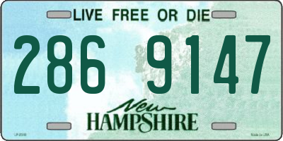 NH license plate 2869147