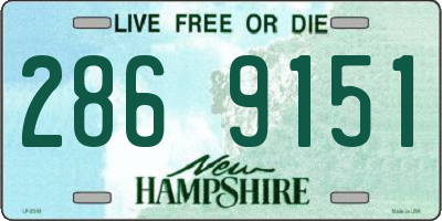 NH license plate 2869151