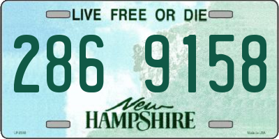 NH license plate 2869158