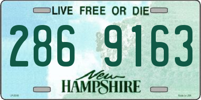 NH license plate 2869163