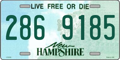 NH license plate 2869185