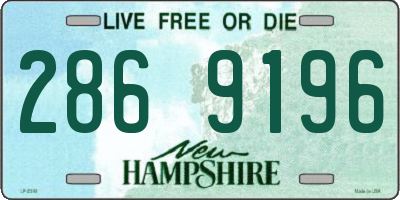 NH license plate 2869196