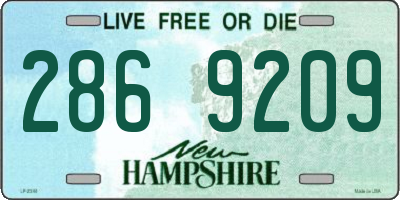 NH license plate 2869209
