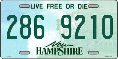 NH license plate 2869210