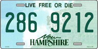 NH license plate 2869212