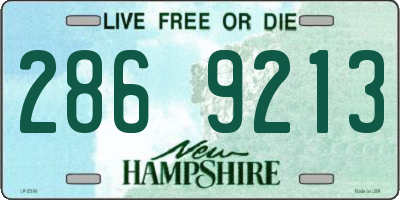 NH license plate 2869213