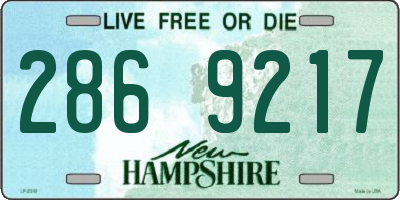NH license plate 2869217