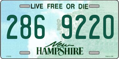 NH license plate 2869220