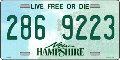 NH license plate 2869223