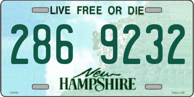 NH license plate 2869232