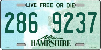 NH license plate 2869237