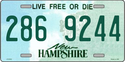 NH license plate 2869244