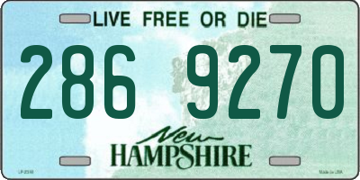 NH license plate 2869270