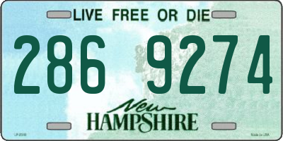 NH license plate 2869274