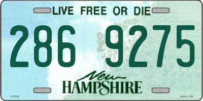 NH license plate 2869275