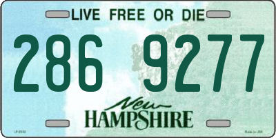 NH license plate 2869277