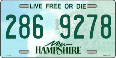 NH license plate 2869278