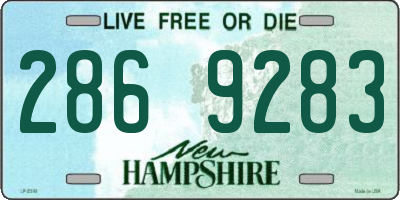 NH license plate 2869283