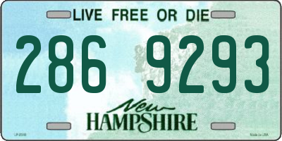 NH license plate 2869293