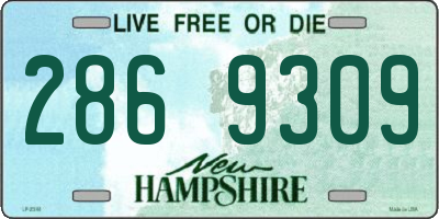 NH license plate 2869309