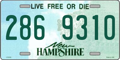 NH license plate 2869310