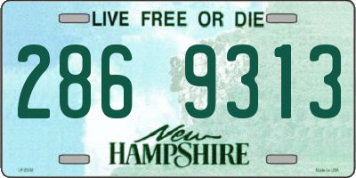 NH license plate 2869313