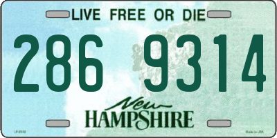 NH license plate 2869314