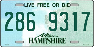 NH license plate 2869317