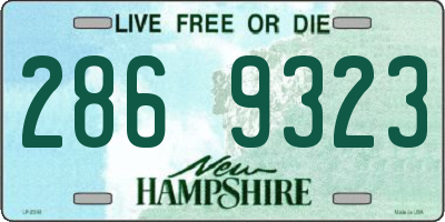 NH license plate 2869323