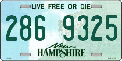 NH license plate 2869325