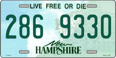 NH license plate 2869330