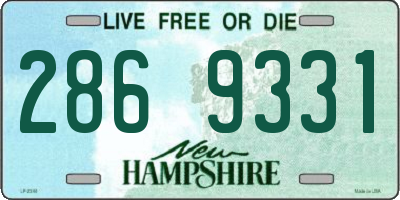 NH license plate 2869331