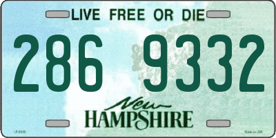 NH license plate 2869332