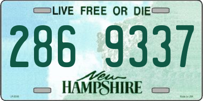 NH license plate 2869337