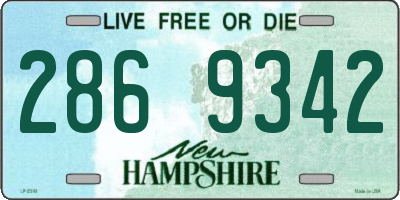 NH license plate 2869342