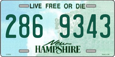 NH license plate 2869343
