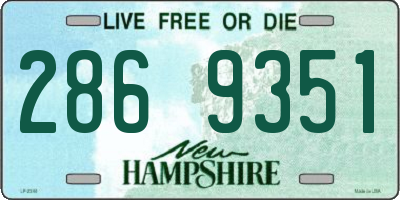 NH license plate 2869351