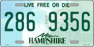 NH license plate 2869356