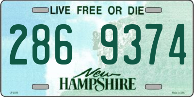 NH license plate 2869374