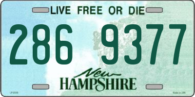 NH license plate 2869377
